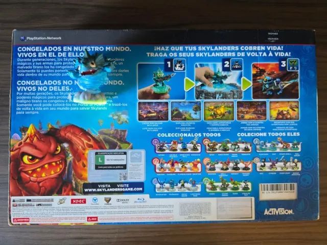Jogo Skylanders PS3 na caixa com mais um boneco extra - Foto 2