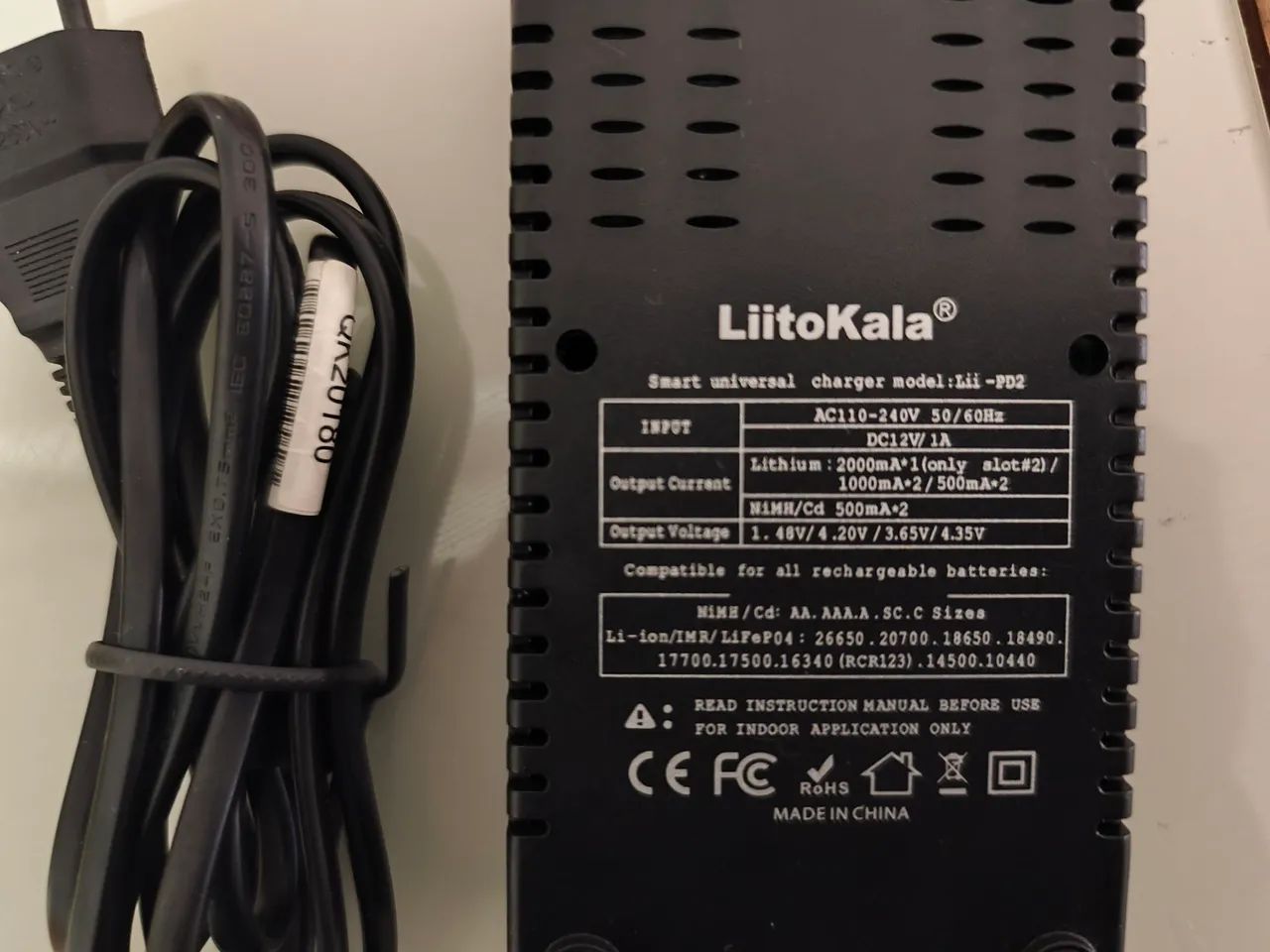 Carregador de bateria Litokala - Foto 2