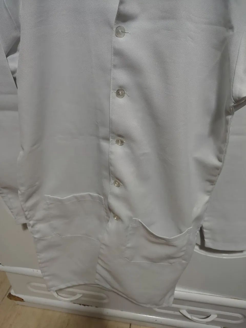 Jaleco branco manga longa  - Foto 2