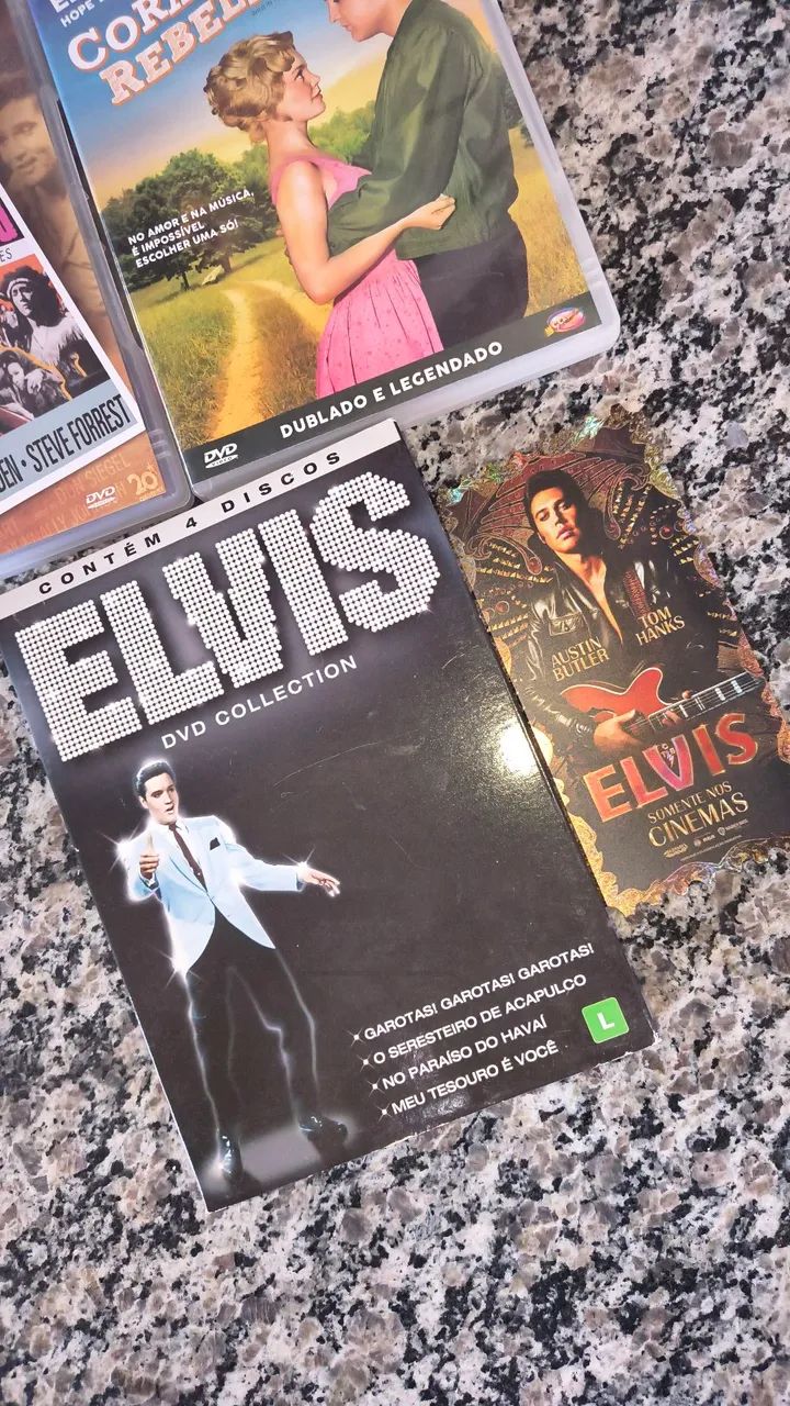 Dvd Elvis Presley coleção com 5 dvds - Foto 4