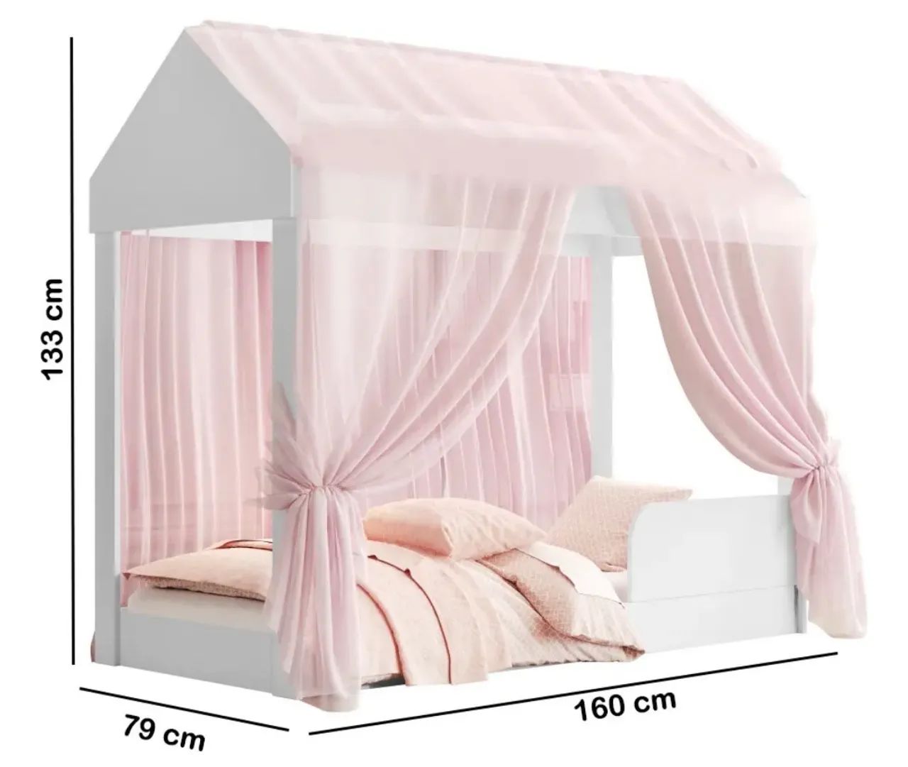 Cama montessoriana infantil com colchão  - Foto 3