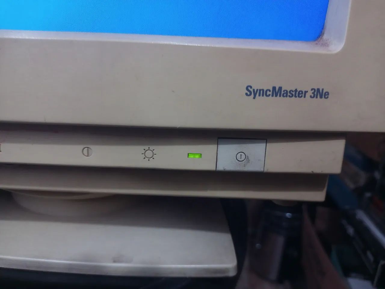 Monitor CRT Sansung analógico para 486 15 polegadas antigo  - Foto 3