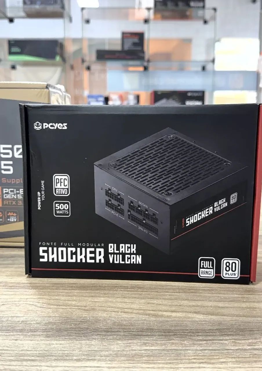 Fonte ATX 500w 80 plus Full Modular - Loja fs Informática  - Foto 2