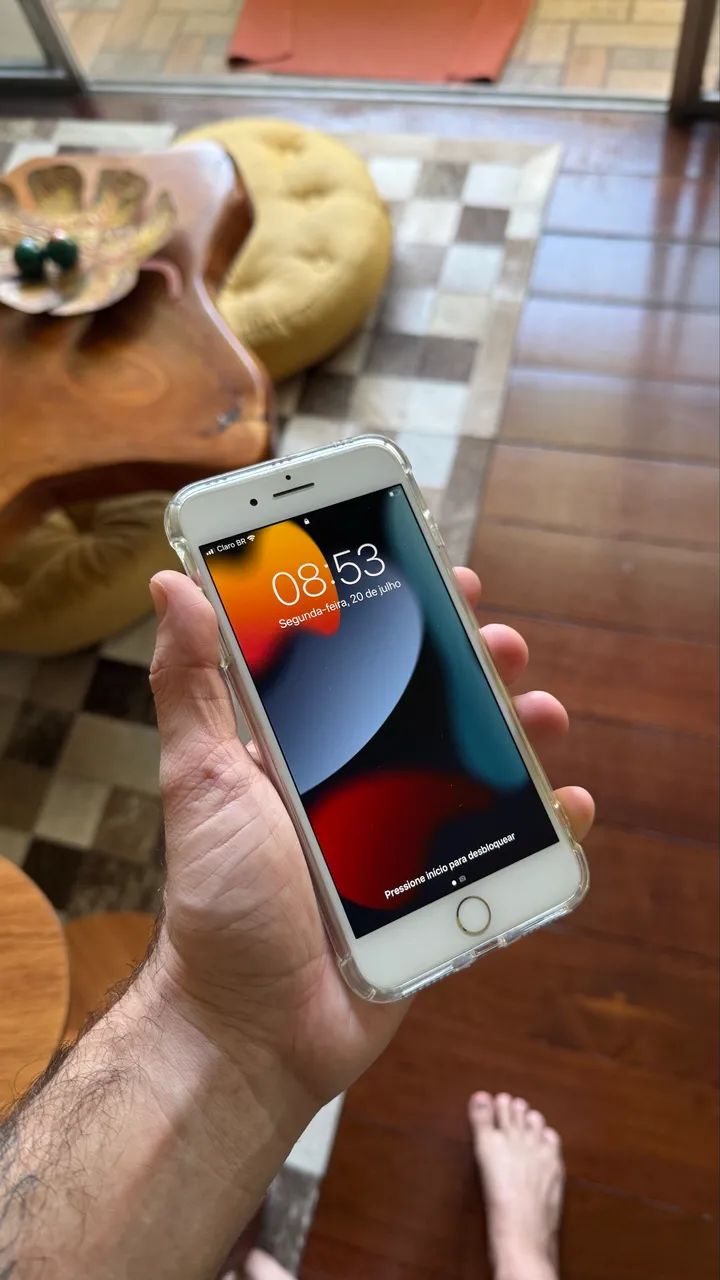 iphone 7 Plus 128G cinza com saúde da bateria 84%  - Foto 5