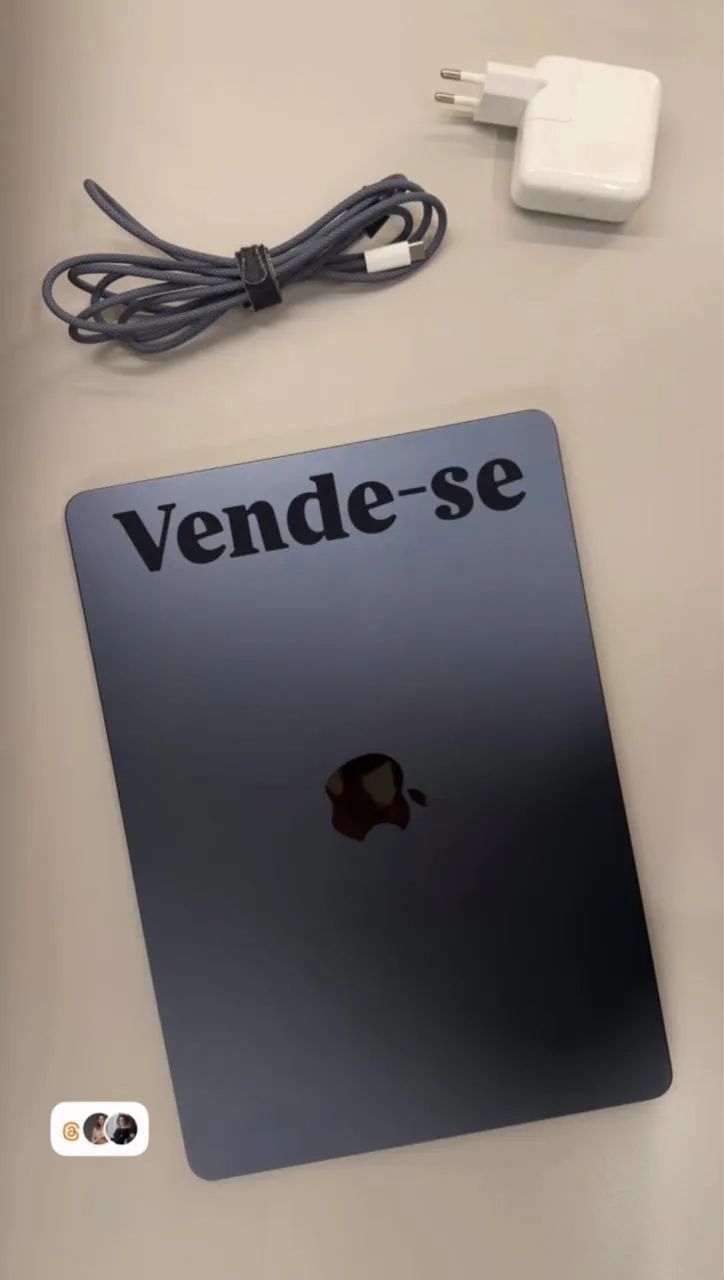 MacBook Air 13 polegadas chip M2 cinza espacial  - Foto 3