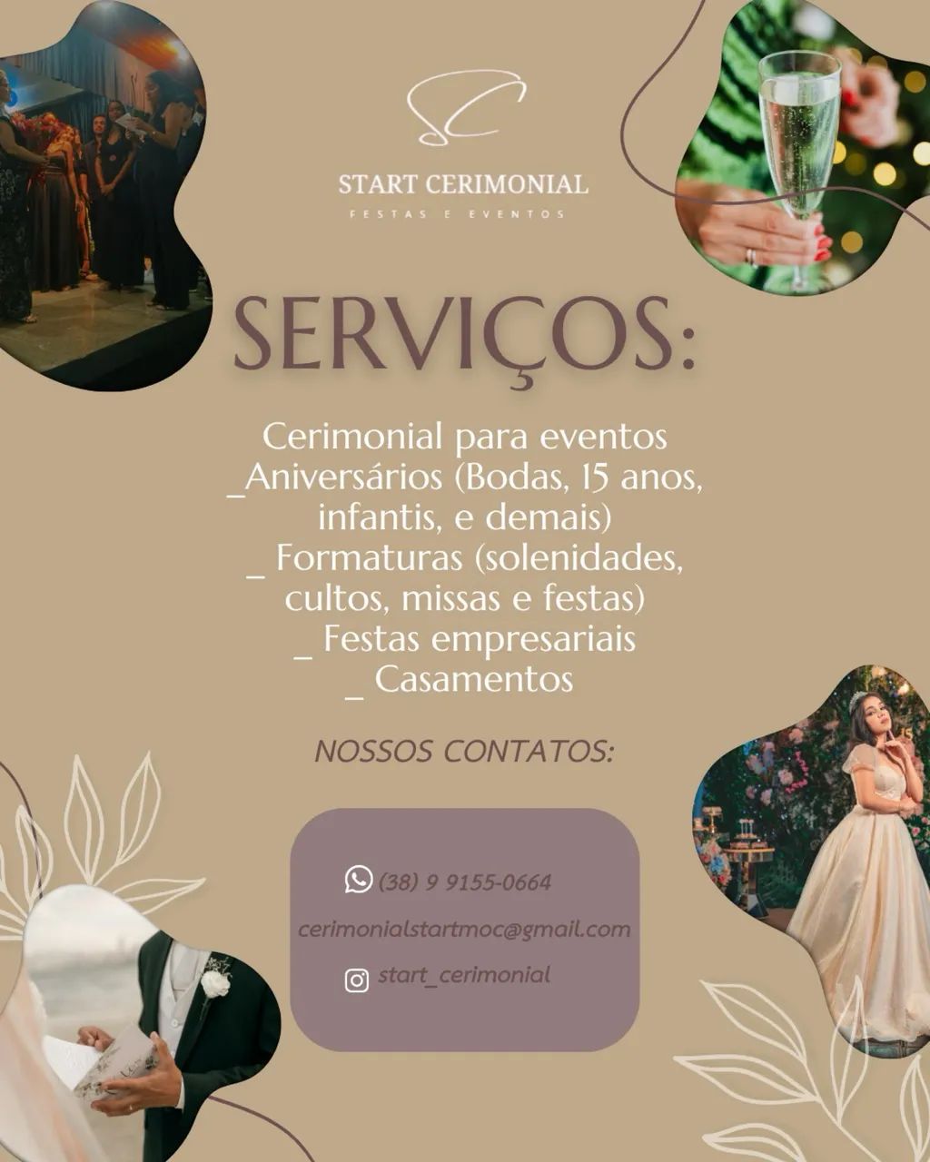Serviço cerimonial/ garçon
