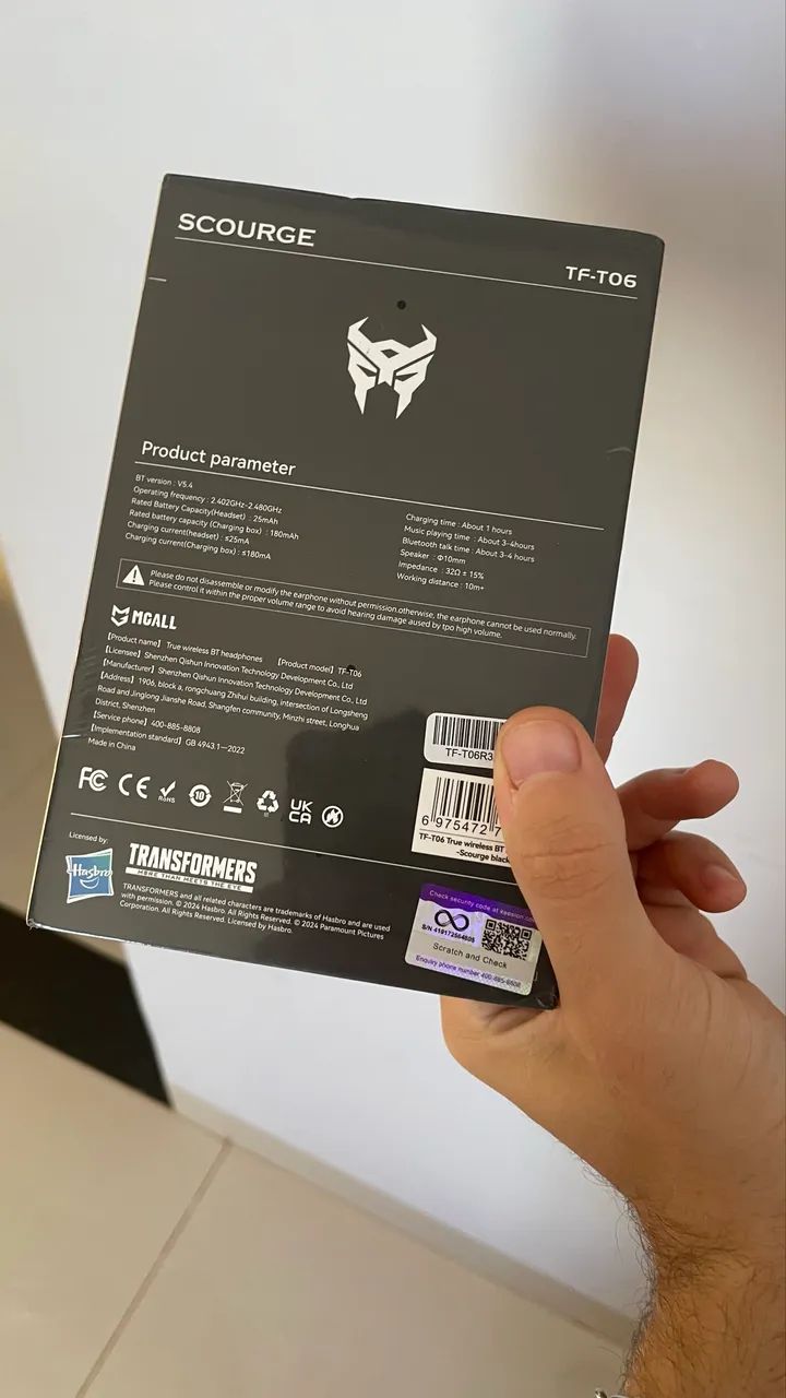 Fone de ouvido Transformers - Foto 3