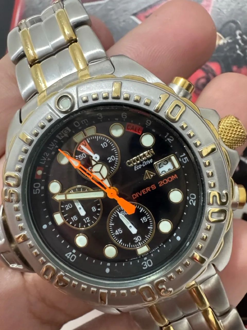 Citizen b740 série ouro full aço  - Foto 2