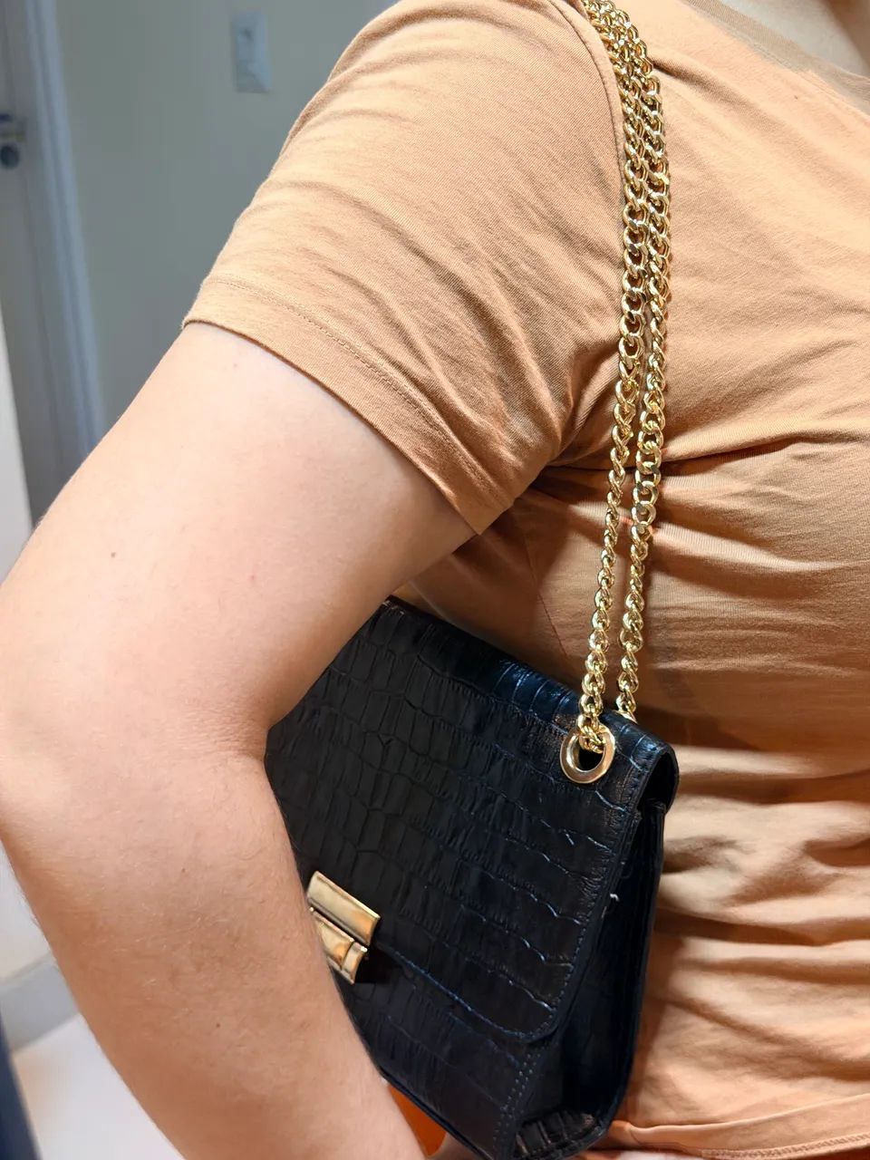 Bolsa de couro Marca UZA com certificado de garantia  - Foto 4