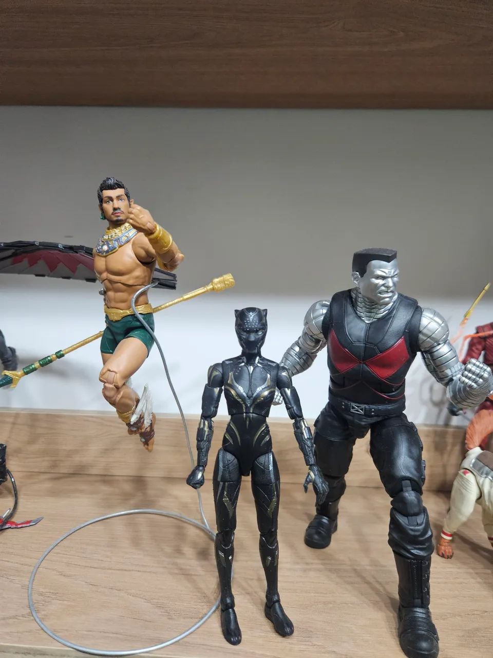 Colossos, shuri e namor marvel legends 