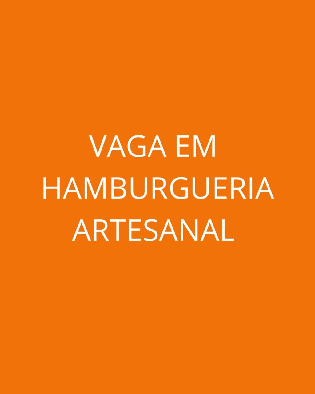VAGA - AUXILIAR DE COZINHA / CHAPEIRO