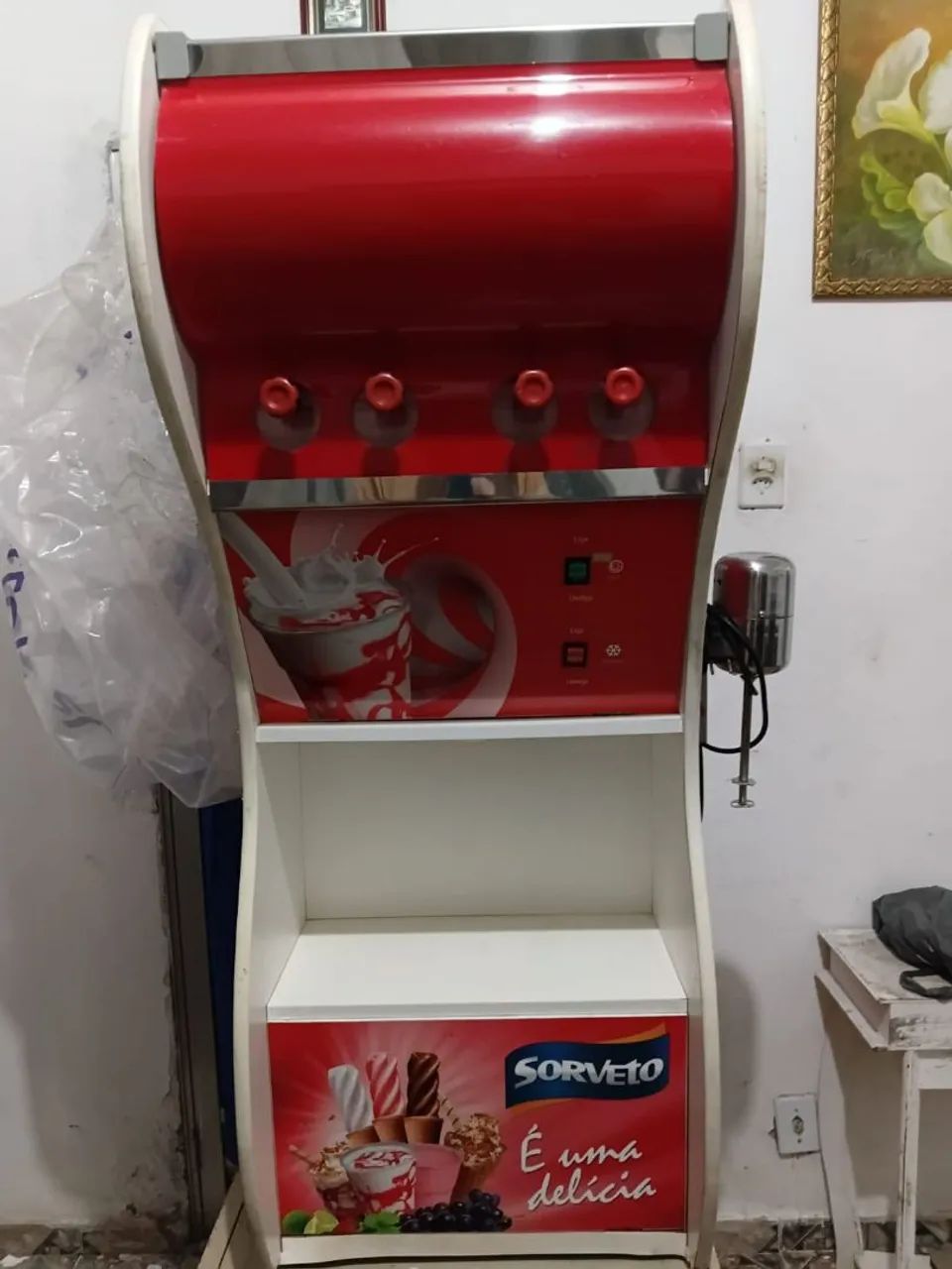 Máquina de sorvete, da marca sorveto. - Foto 2