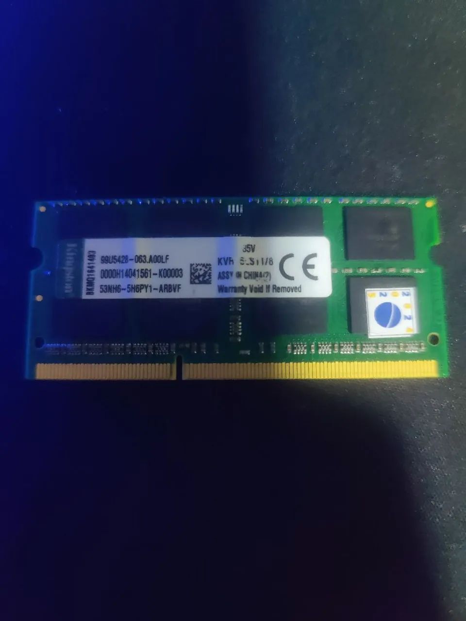Ram 8gb Ddr3 Kingston p/ Notebook 1600mhz - Foto 2