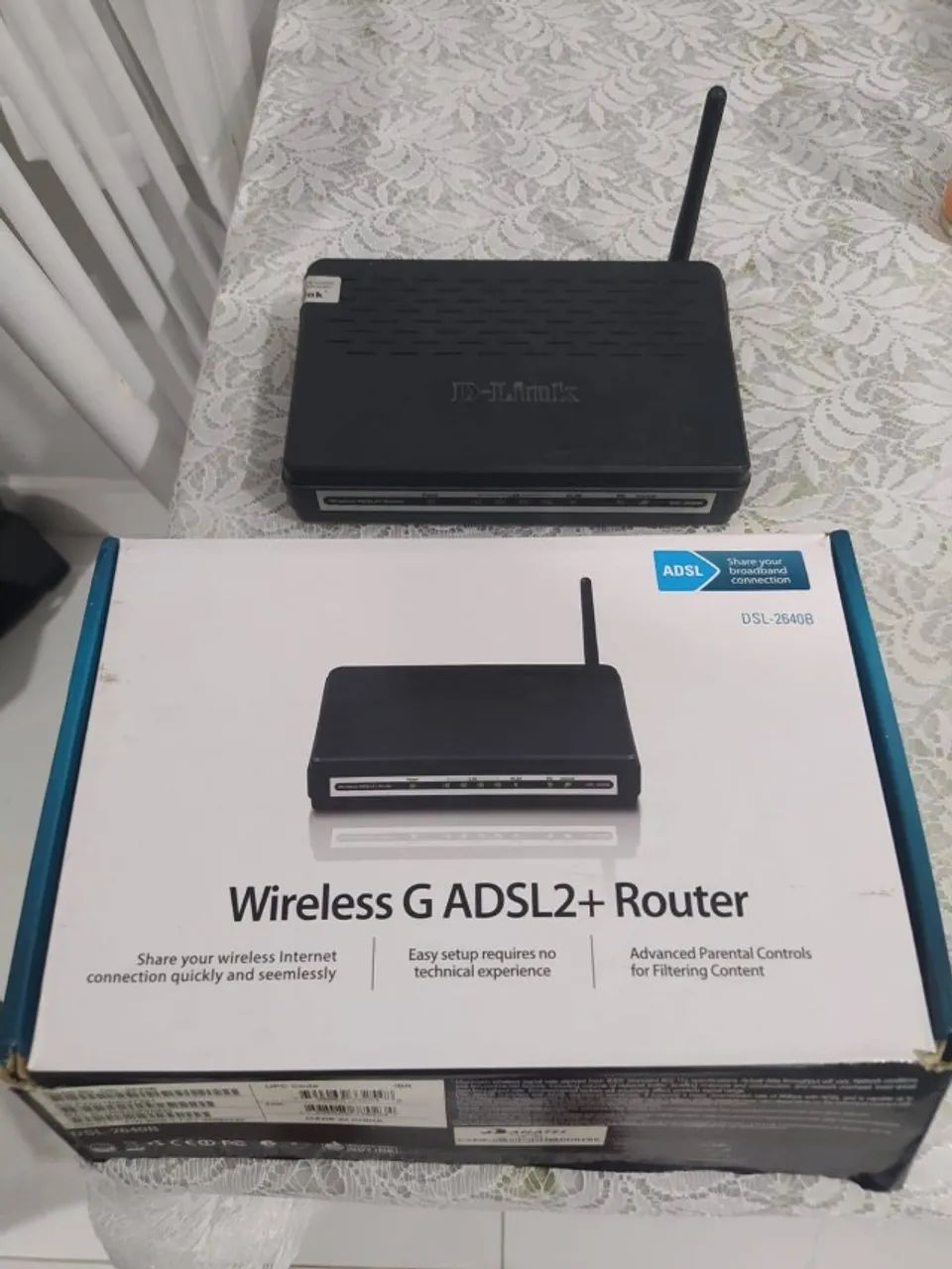 Roteador WiFi TP-link Archer C20 5G e Modem D-Link ADSL2+ DSL-2640B - Foto 2