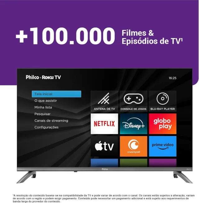 Smart TV Philco 32" | NOVA | 1 Ano Garantia - Foto 3