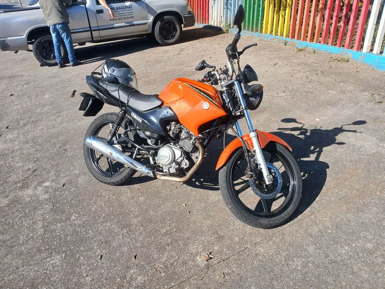Yamaha factor 125 Ed laranja  - Foto 3