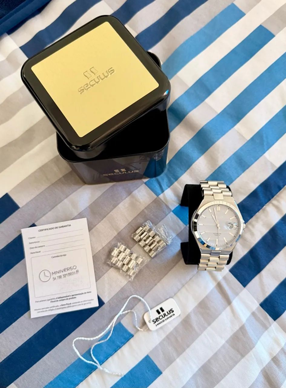 Relógio Seculus Masculino Automático - Foto 3