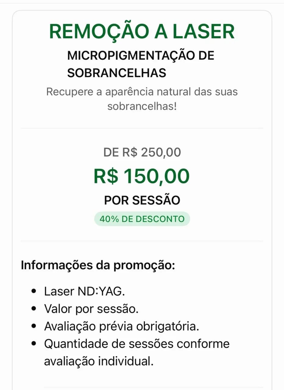 Remoção de pigmentação de sobrancelhas  - Foto 3