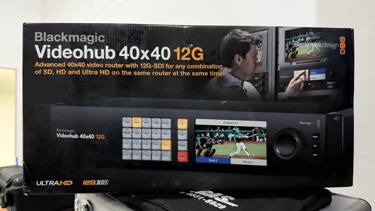 Videohub 40x40 12 G blackmagic - Foto 3