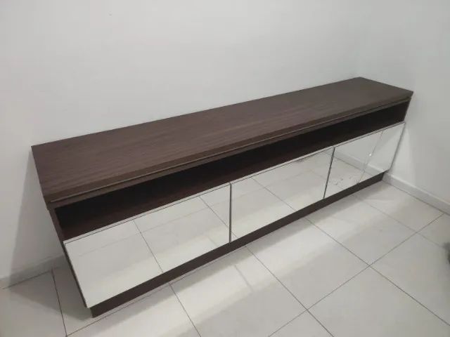 Rack de madeira para TV - Usado  - Foto 2