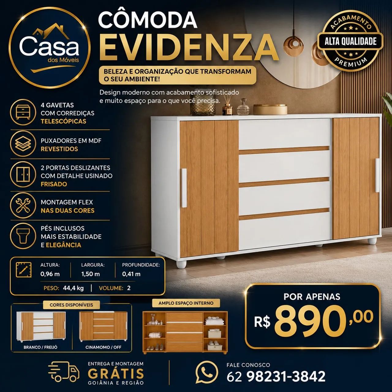 Cômoda Evidenza 