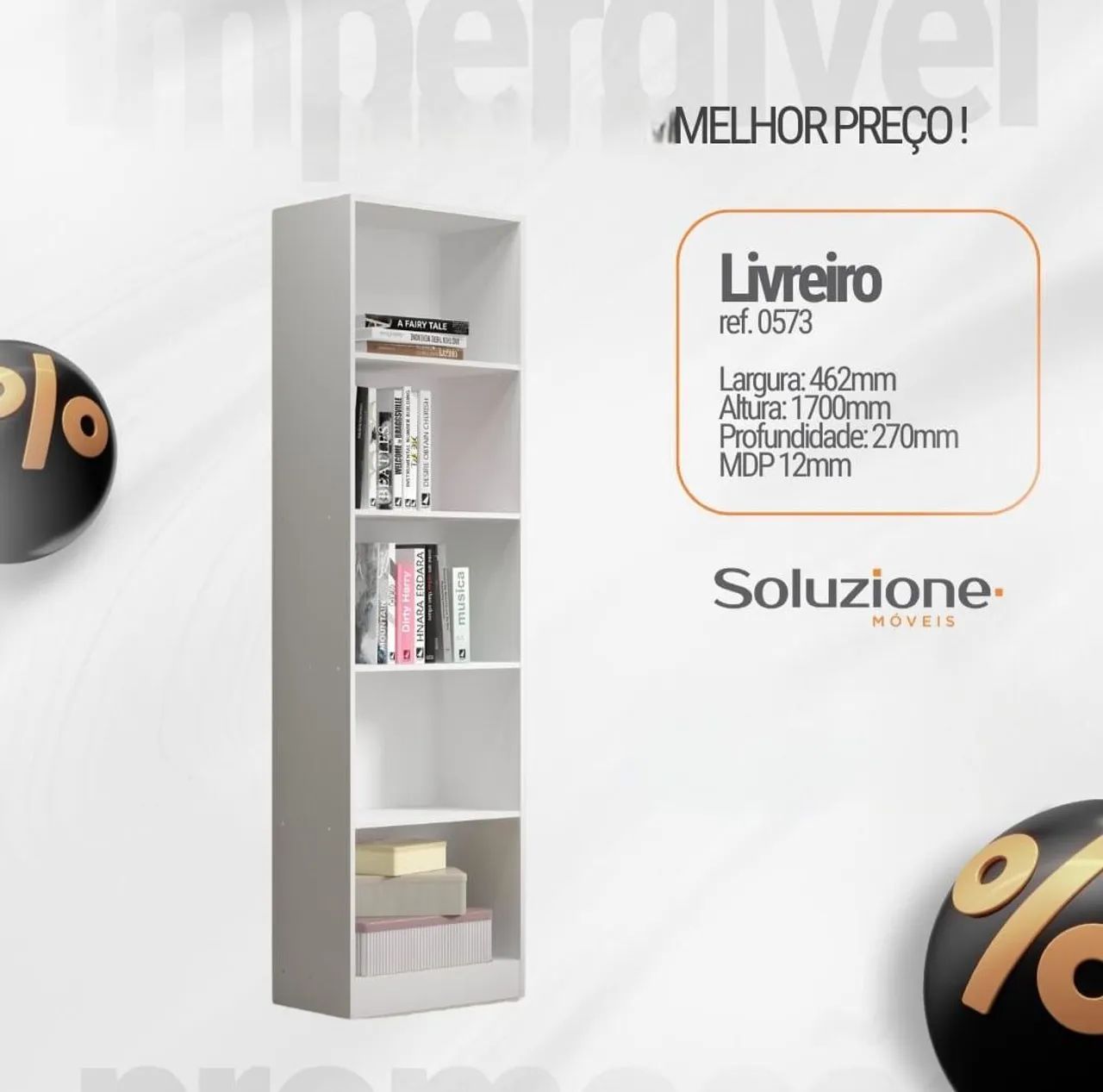 Estante de livros