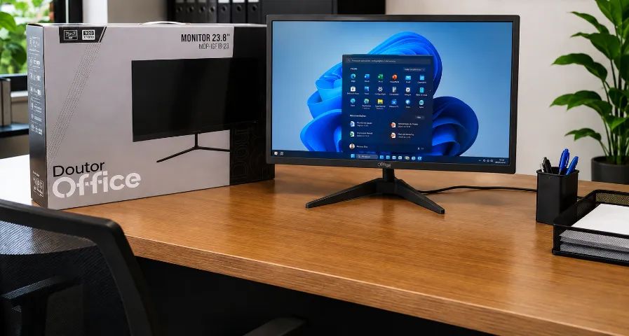 Monitor Dr. office 24Pl Full-Hd 75hz na Caixa.