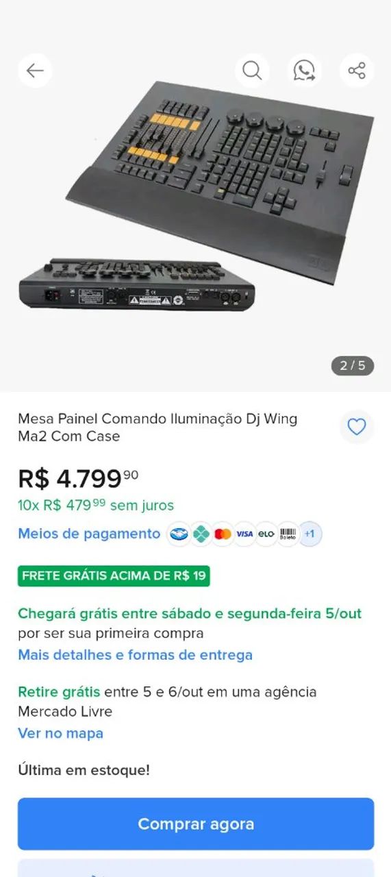 Mesa comando wing 