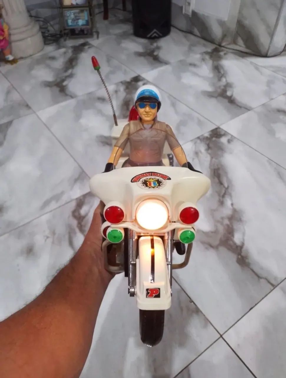 Moto patrulheiro chips funcionando