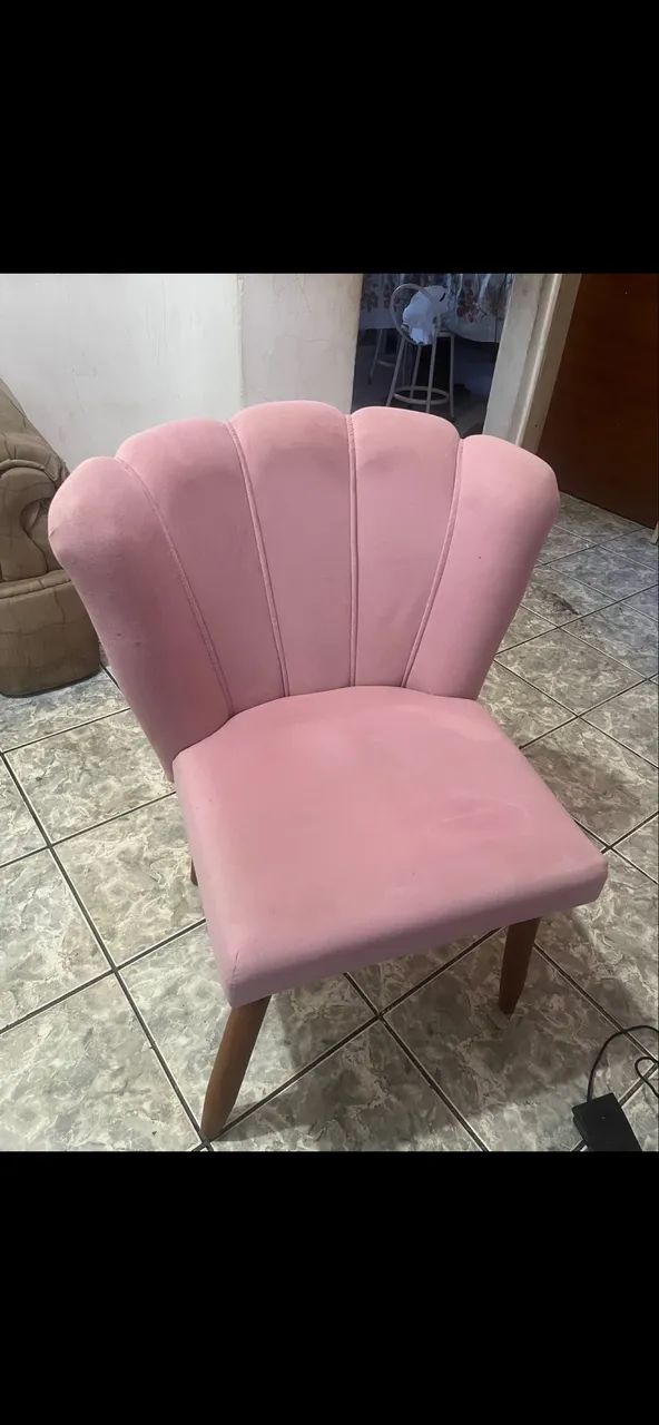 Poltrona pétala rosa 