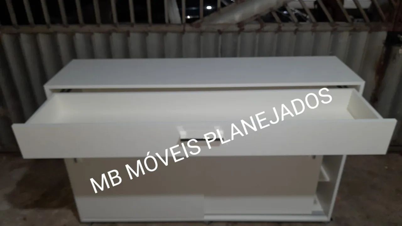 Sapateira com gaveta nova 100% MDF branco  - Foto 4
