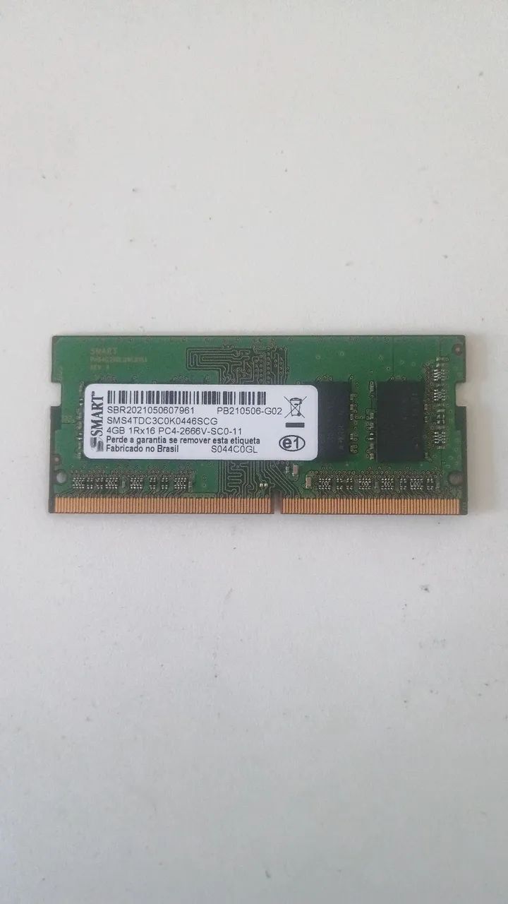 Memória 4gb ram