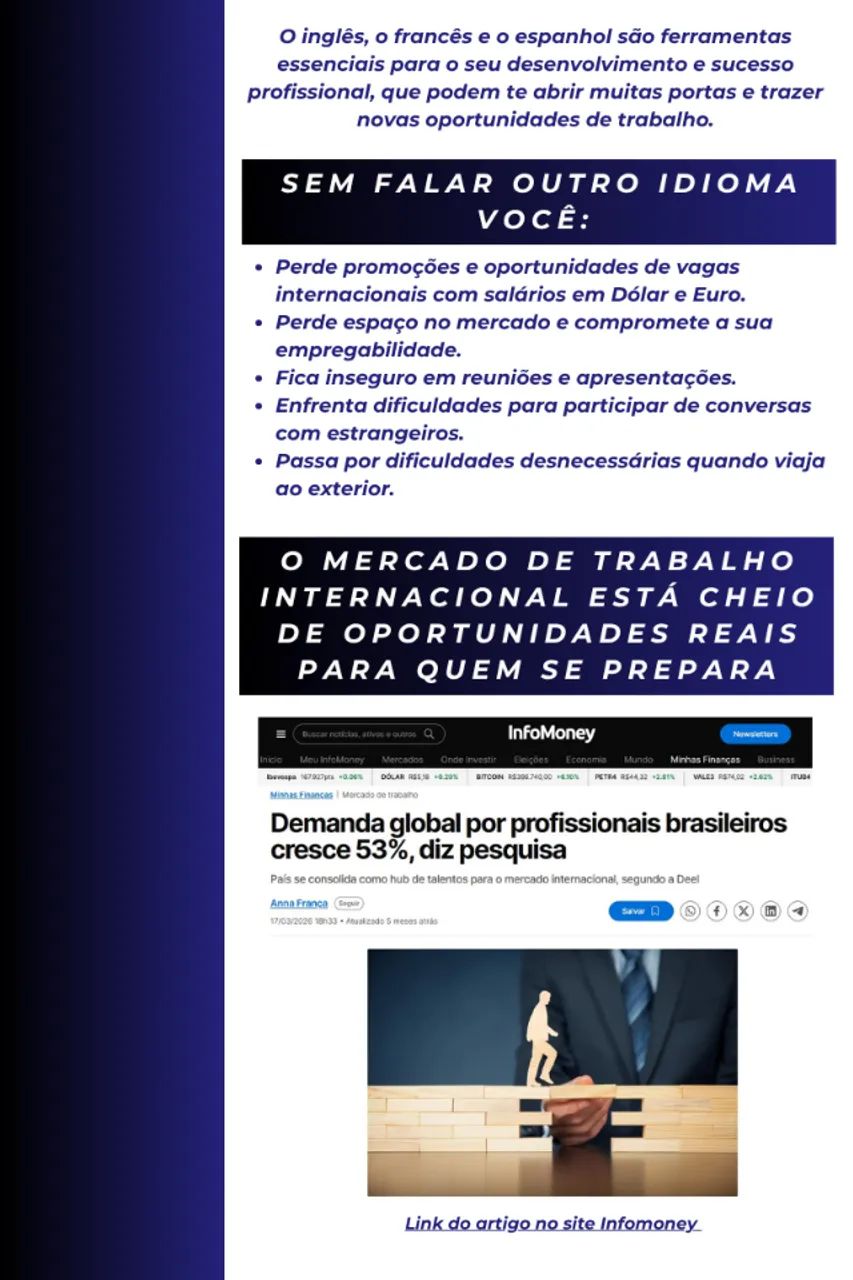 AULAS DE INGLÊS, FRANCÊS E ESPANHOL COM MENTORIA PERSONALIZADA - Foto 2