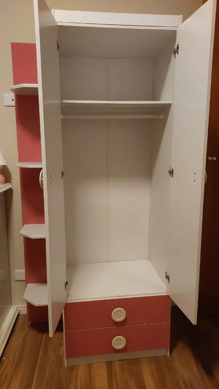 Cama e Guarda Roupas Infantil - Foto 5