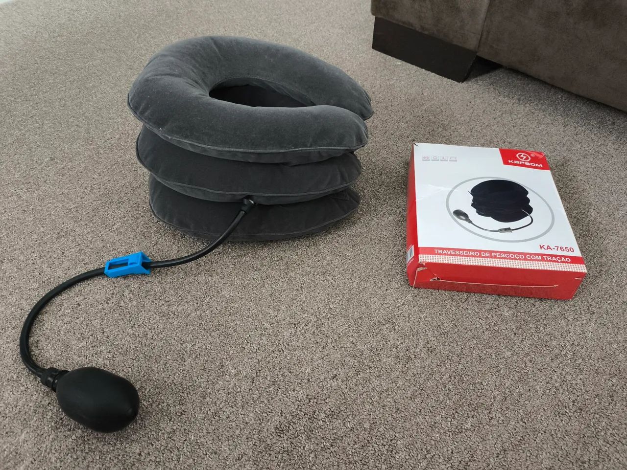 Vendo colar cervical pneumático tração cervical hérnia de disco. - Foto 4