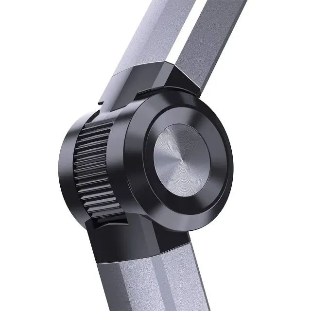 Suporte Celular E Tablet Hrebos Hs-199 Flexiarm Articulado Prateado - Foto 3