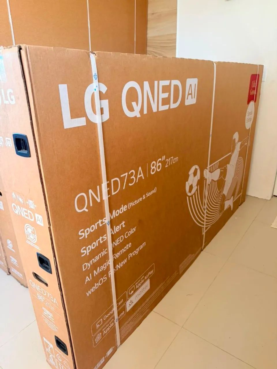 SMART TV 86 LG 4k 86QNED73ASA