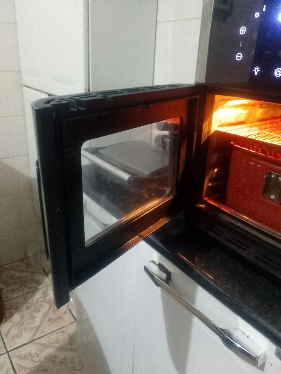 Air fryer Philco16L MODERNO painel Touch screen, funcionando perfeitamente - Foto 4