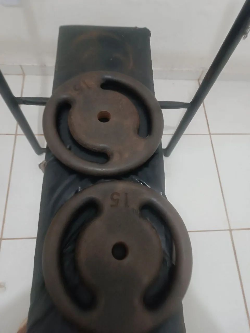 Par de anilhas de 15 kg