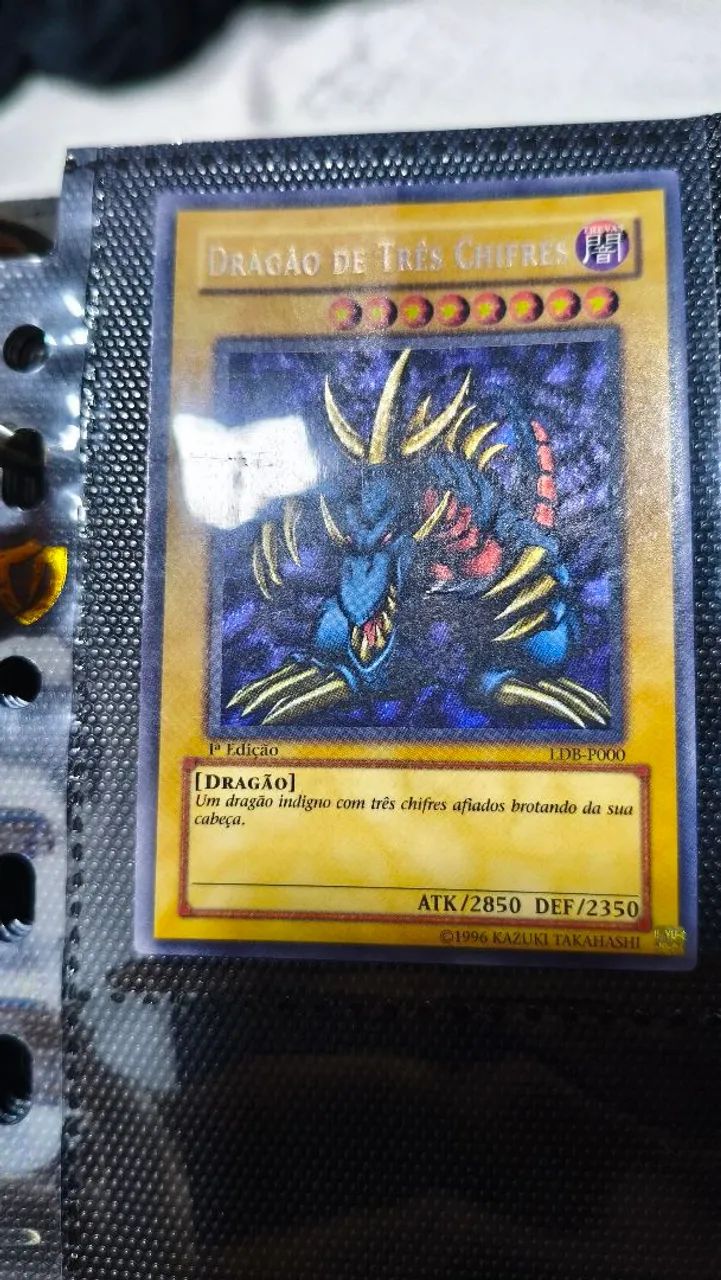Lote Yu-Gi-Oh! 2002 - cartas LDB LOB 1° Edição (português) - Foto 2