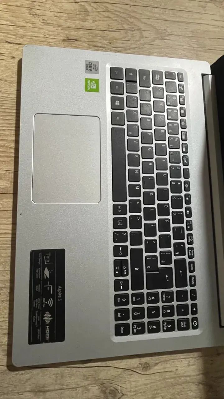 NOTEBOOK ACER ASPIRE 5 ? INTEL CORE i5 10ª GERAÇÃO ? PLACA DE VÍDEO NVIDIA - Foto 5
