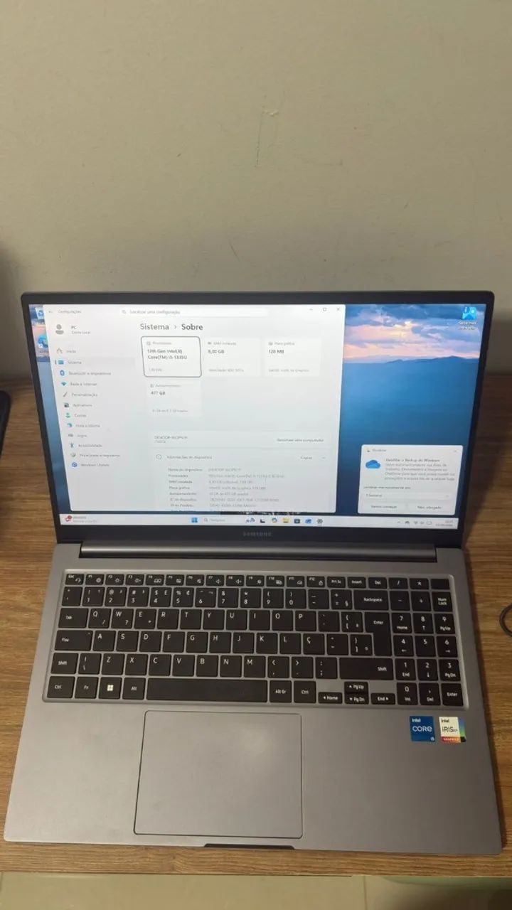 (PRODUTO 3) NOTEBOOK GALAXY BOOK 4 - SSD DE 480GB - Foto 4