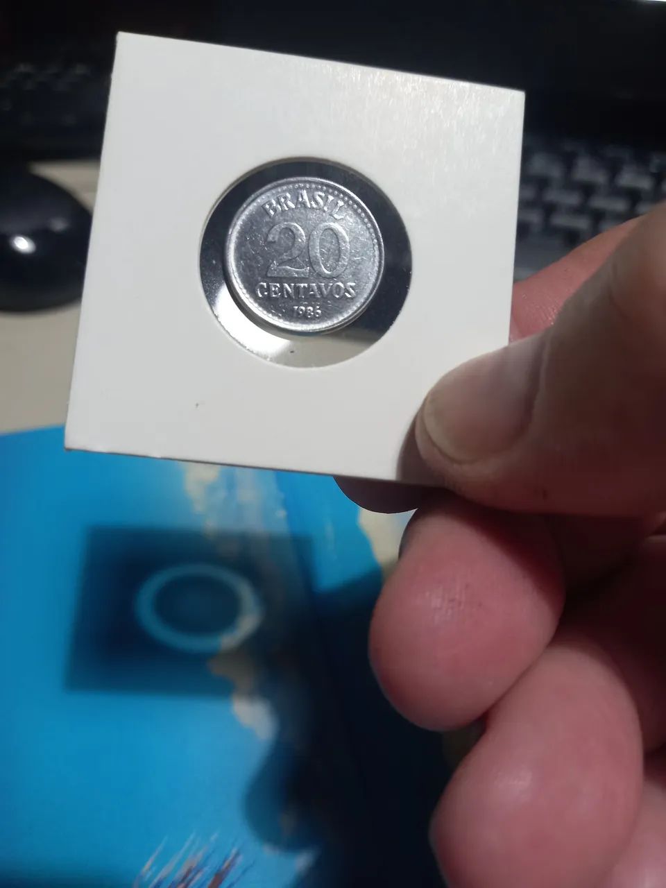Moeda 20 centavos de 1986 - Foto 3