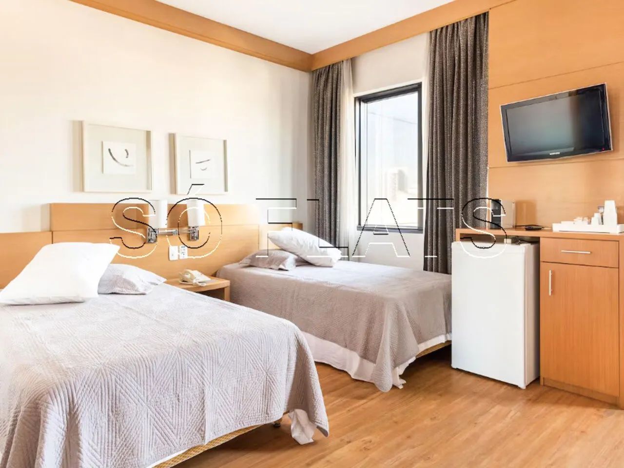 Flat noTatuapé disponível para locação com 28m², 01 dorm e 01 vaga de garagem.