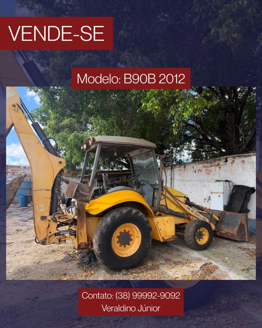 Retroescavadeira B90B