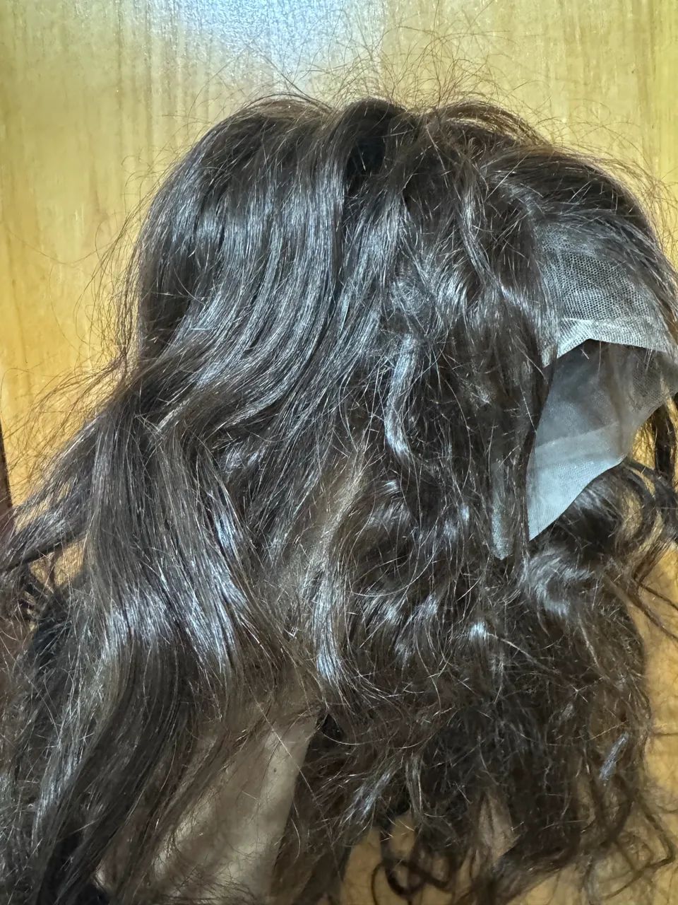 Peruca Front Lace Cabelo Humano 50cm Ondulada Premium - Nova - Foto 2