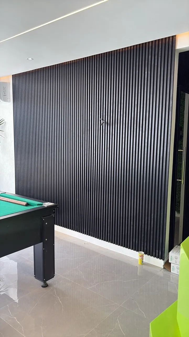 Decoração ripados papel de parede  - Foto 3