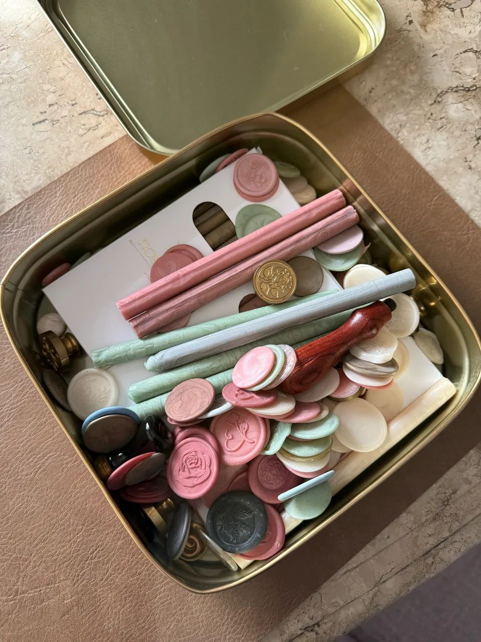 Lacre/selo de cera - caixa - Foto 2
