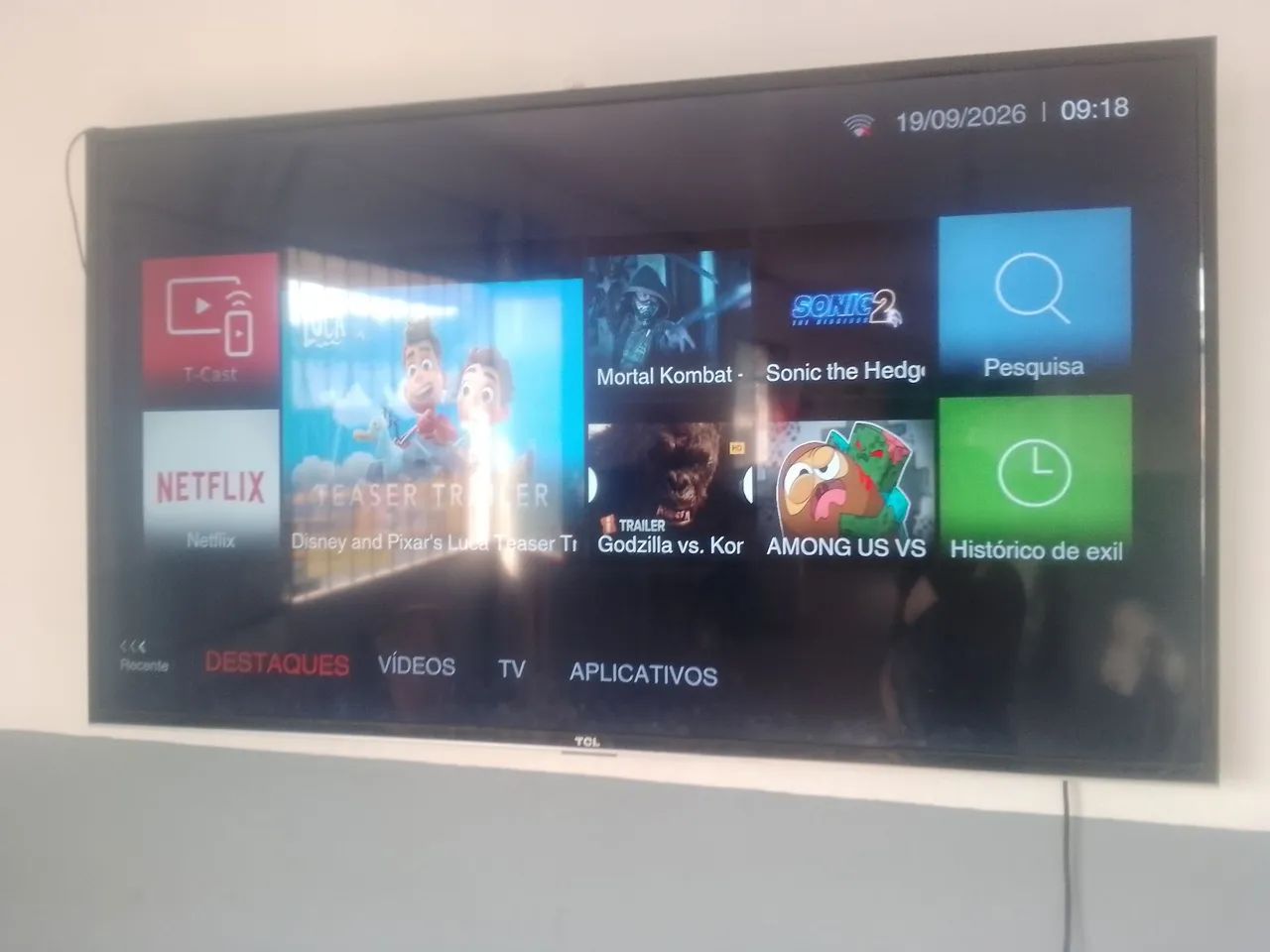Vento Tv smart  TCL 50 polegadas - Foto 2
