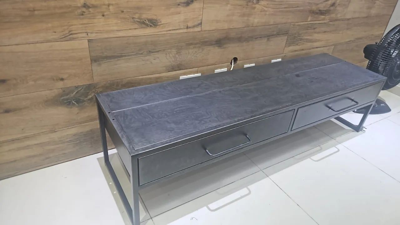 Rack metal 2 Gavetas Tok&stok